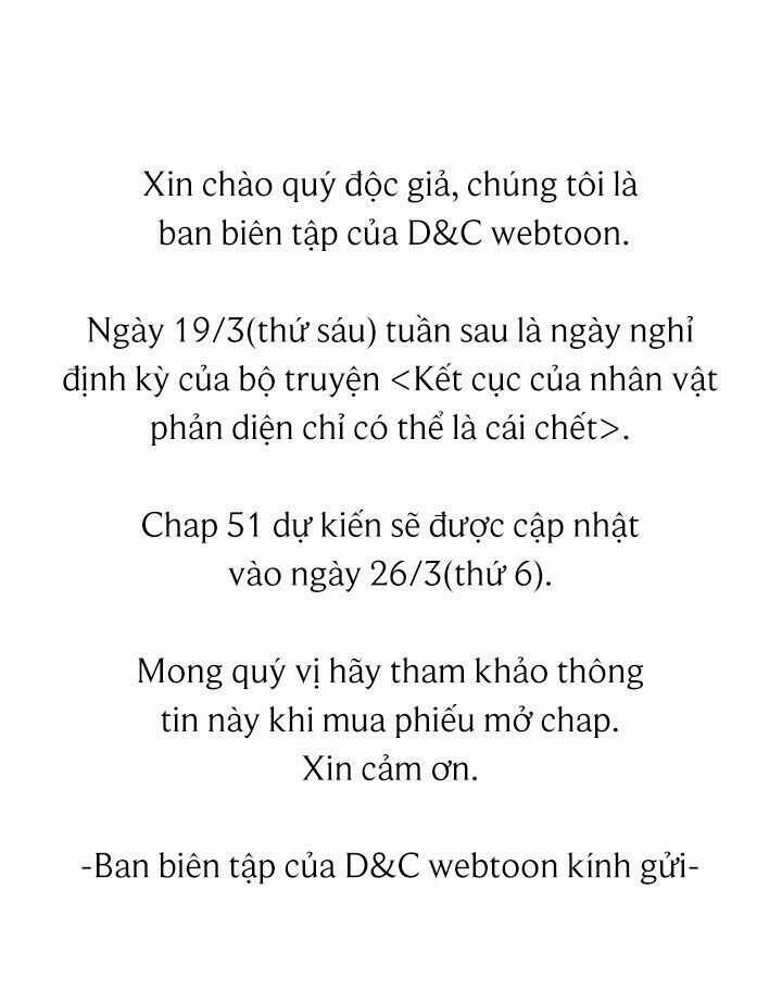 Kết Cục Của Nhân Vật Phản Diện Chỉ Có Thể Là Cái Chết Chapter 50 trang 57