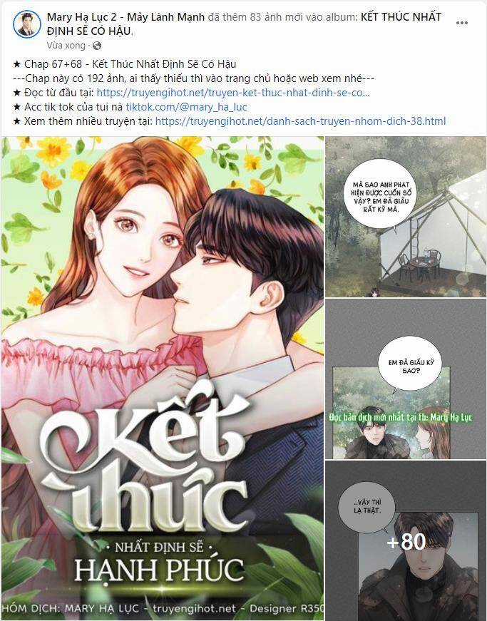 Kết Thúc Nhất Định Sẽ Có Hậu Chapter 67.1 trang 1