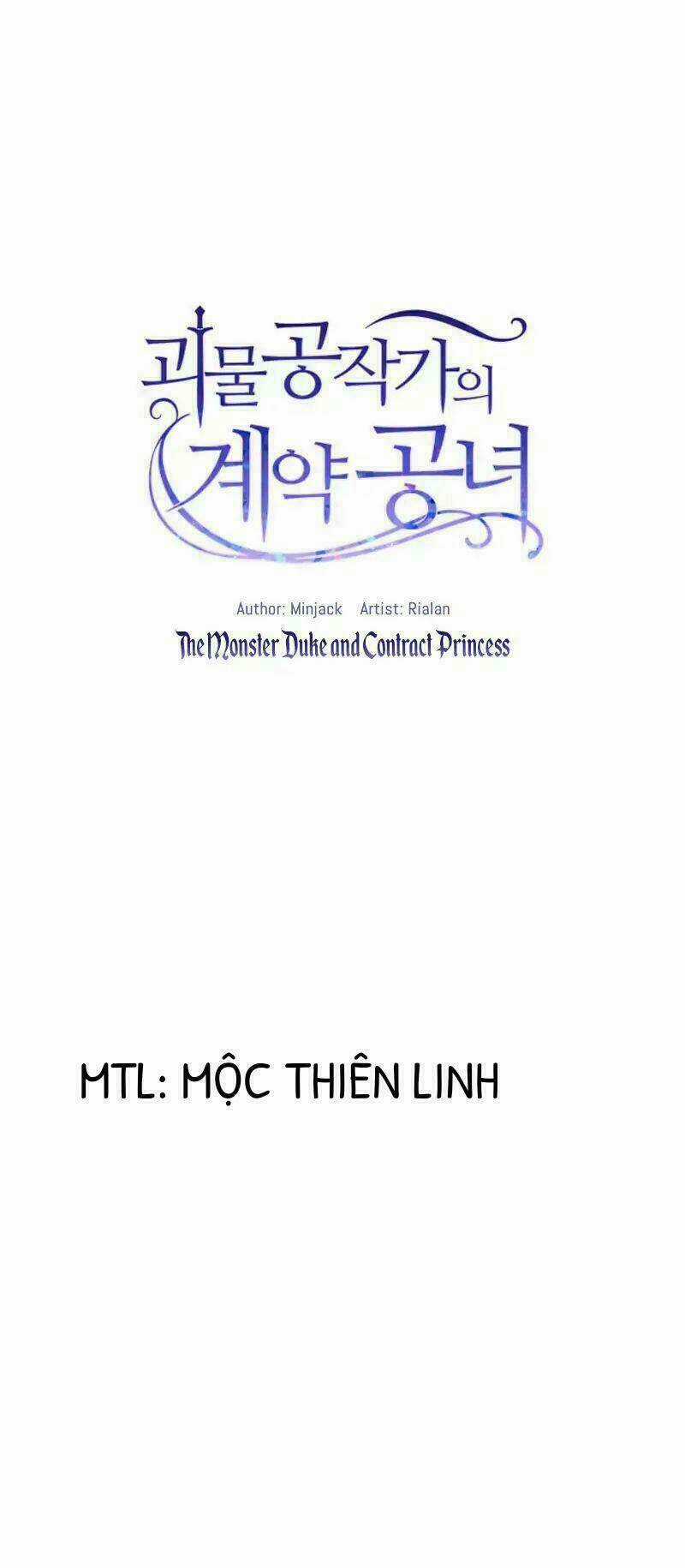 Khế Ước Của Nữ Công Tước Quái Vật Chapter 2.1 trang 7