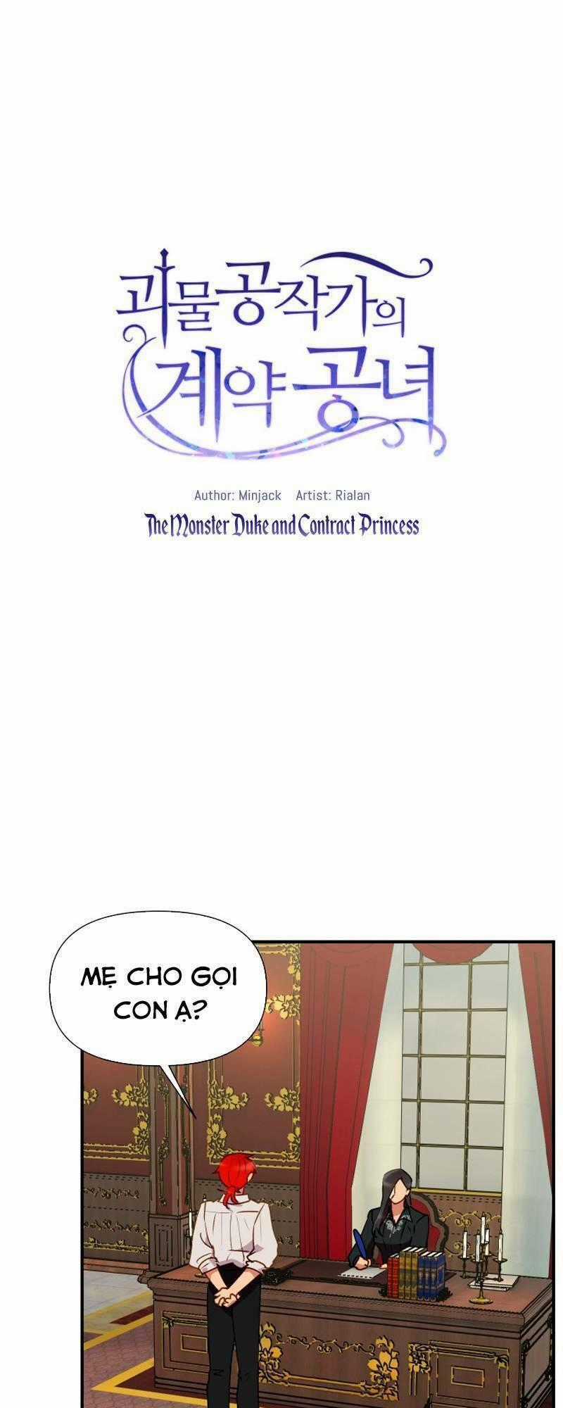 Khế Ước Của Nữ Công Tước Quái Vật Chapter 25 trang 0
