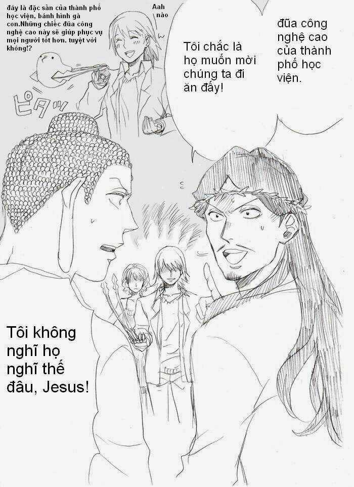 Khi Chúa Và Đức Phật Tới Thành Phố Học Viện Chapter 3 trang 2