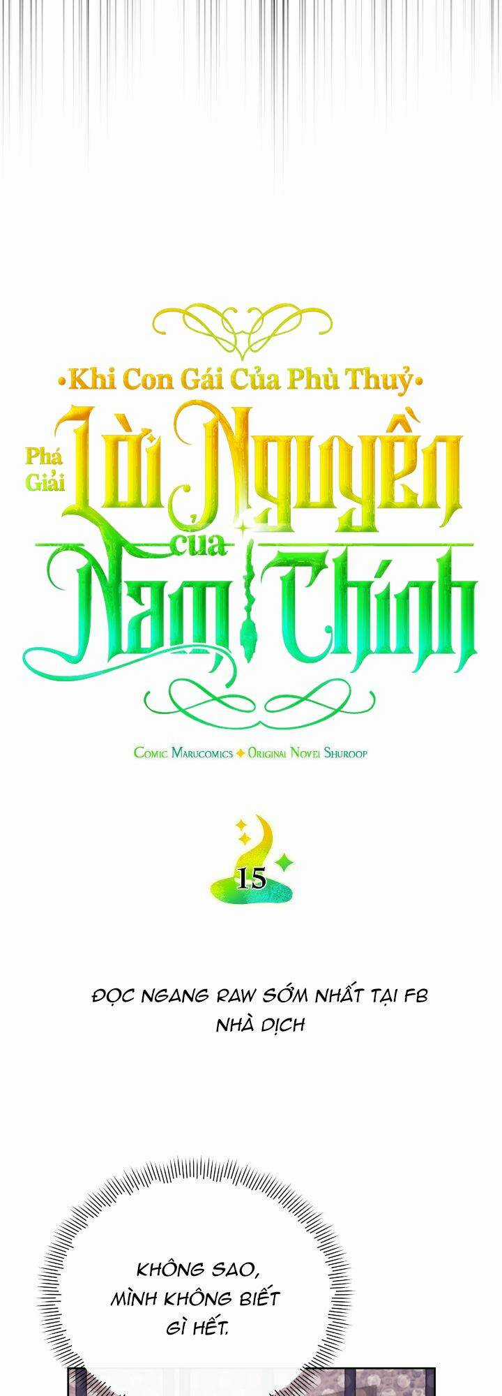 Khi Con Gái Của Phù Thuỷ Phá Giải Lời Nguyền Của Nam Chính Chapter 15 trang 22