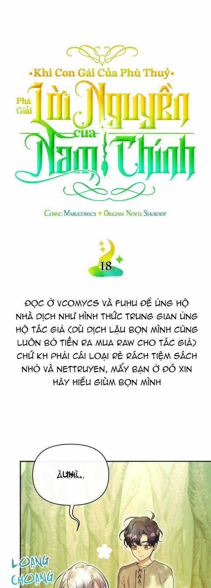 Khi Con Gái Của Phù Thuỷ Phá Giải Lời Nguyền Của Nam Chính Chapter 18 trang 29