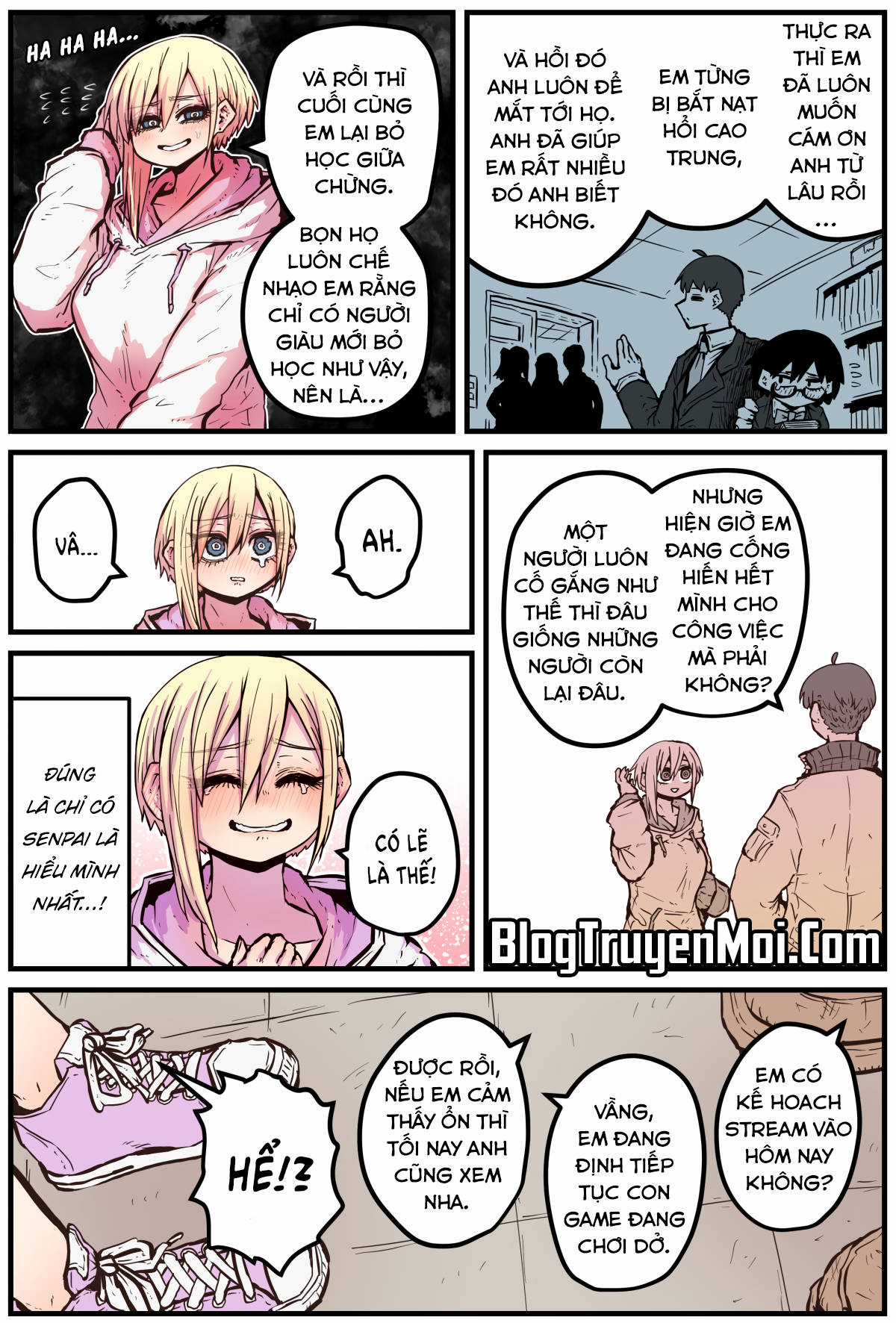 Khi Kouhai thay đổi từ người hướng nội thành người nổi tiếng Chapter 1 trang 2