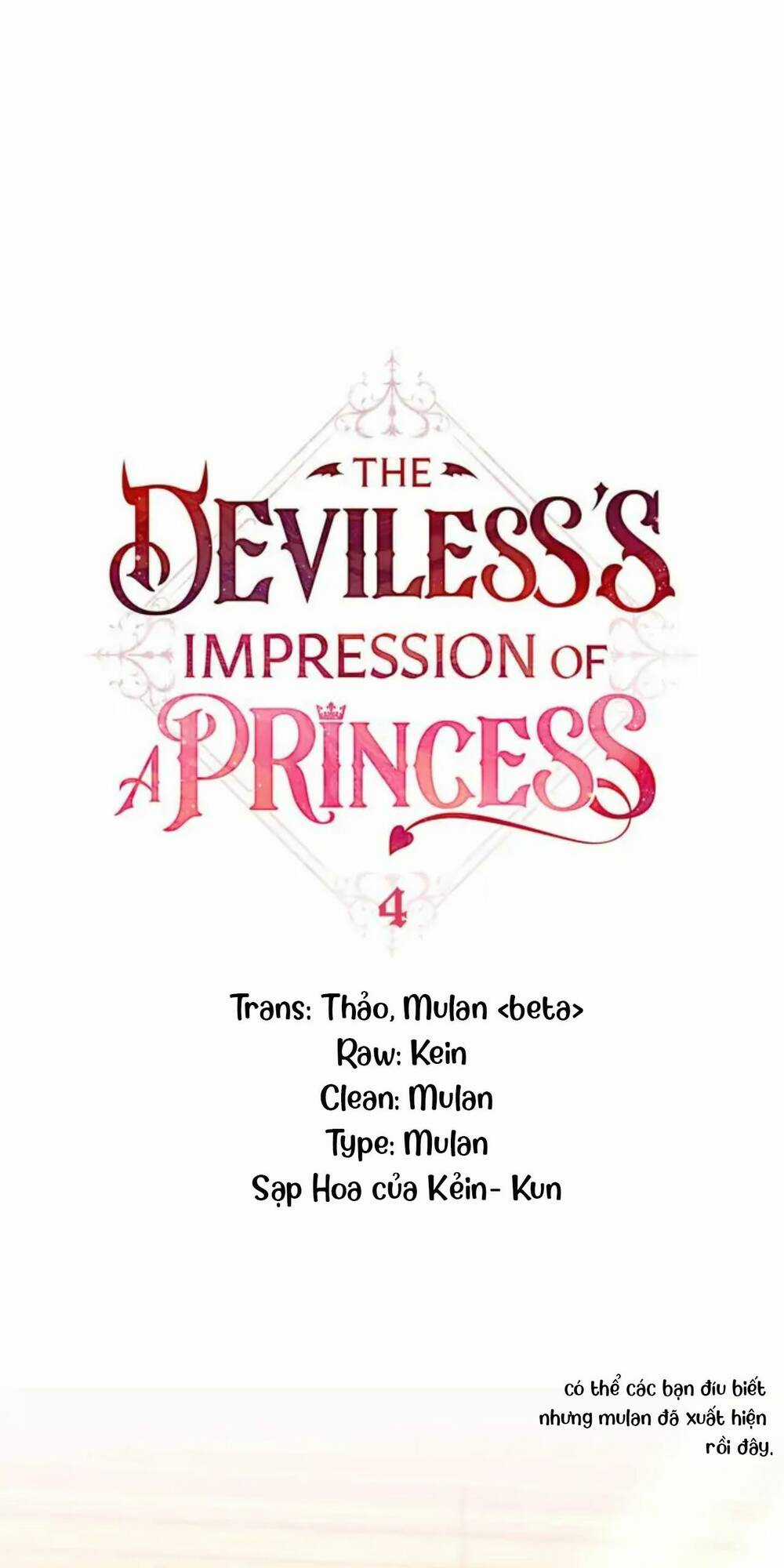 Khi Nữ Quỷ Mạo Danh Công Chúa Chapter 4 trang 37