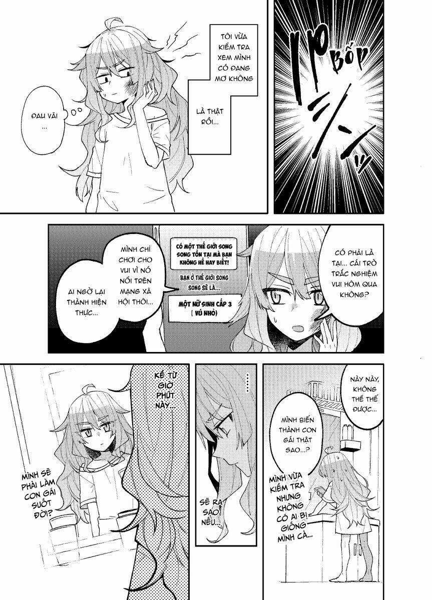 Khi Thức Dậy, Tôi Đã Biến Thành Con Gái. Chapter 1 trang 4