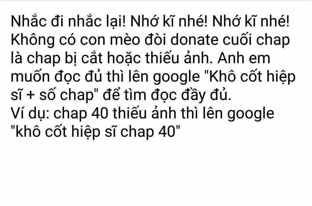 Khô Cốt Hiệp Sĩ Chapter 40 trang 0