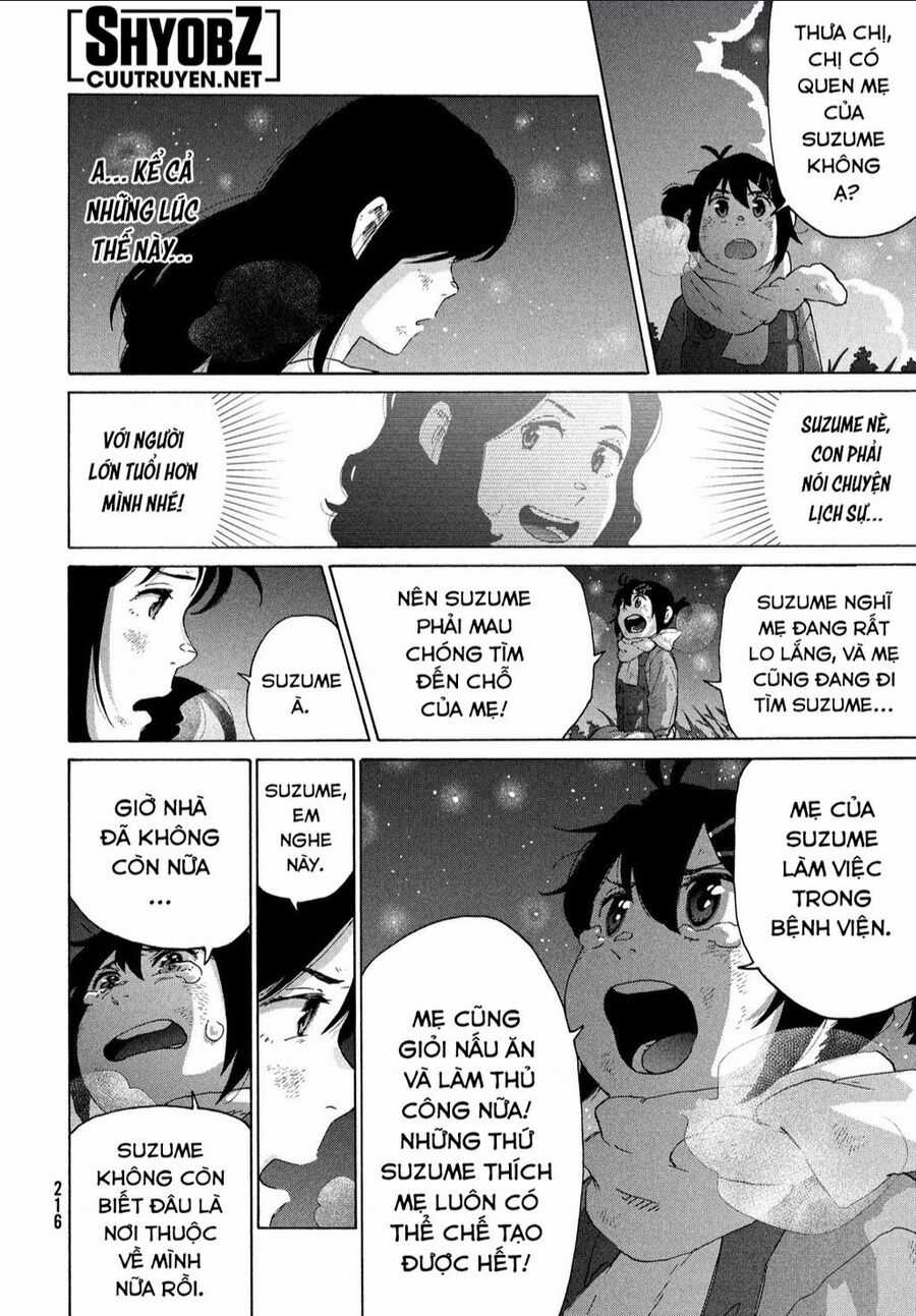 Khóa Chặt Cửa Nào Suzume Chapter 15 trang 19