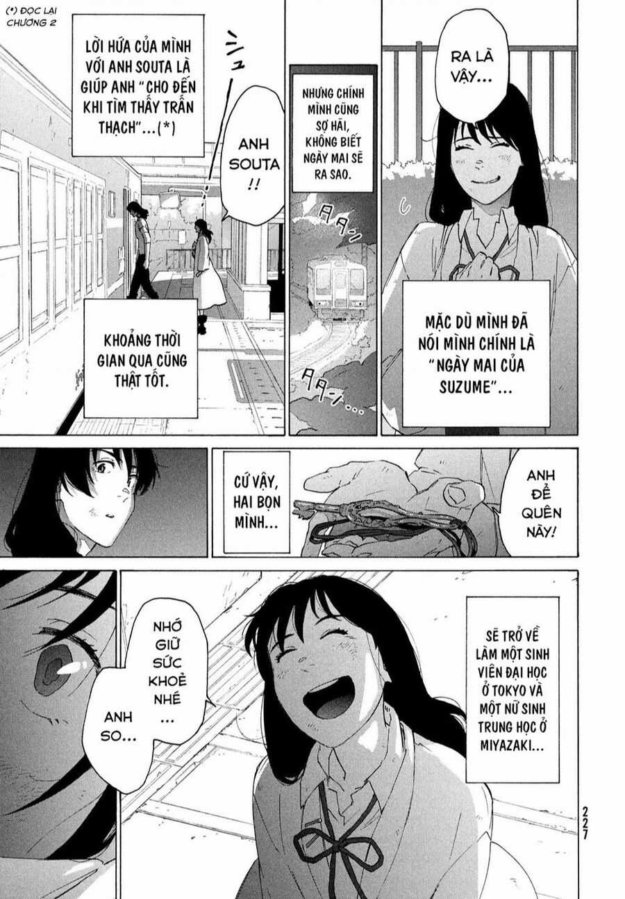 Khóa Chặt Cửa Nào Suzume Chapter 15 trang 30