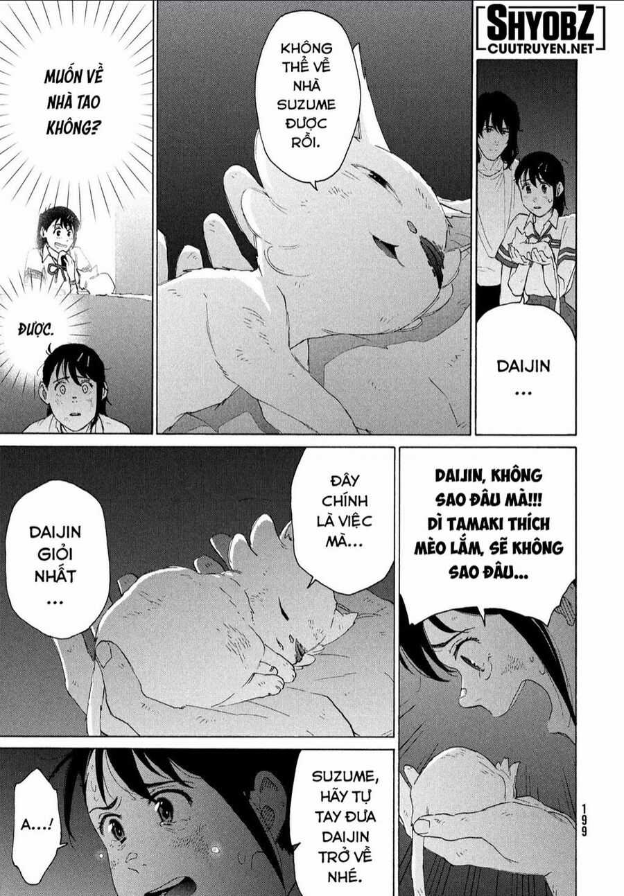 Khóa Chặt Cửa Nào Suzume Chapter 15 trang 4