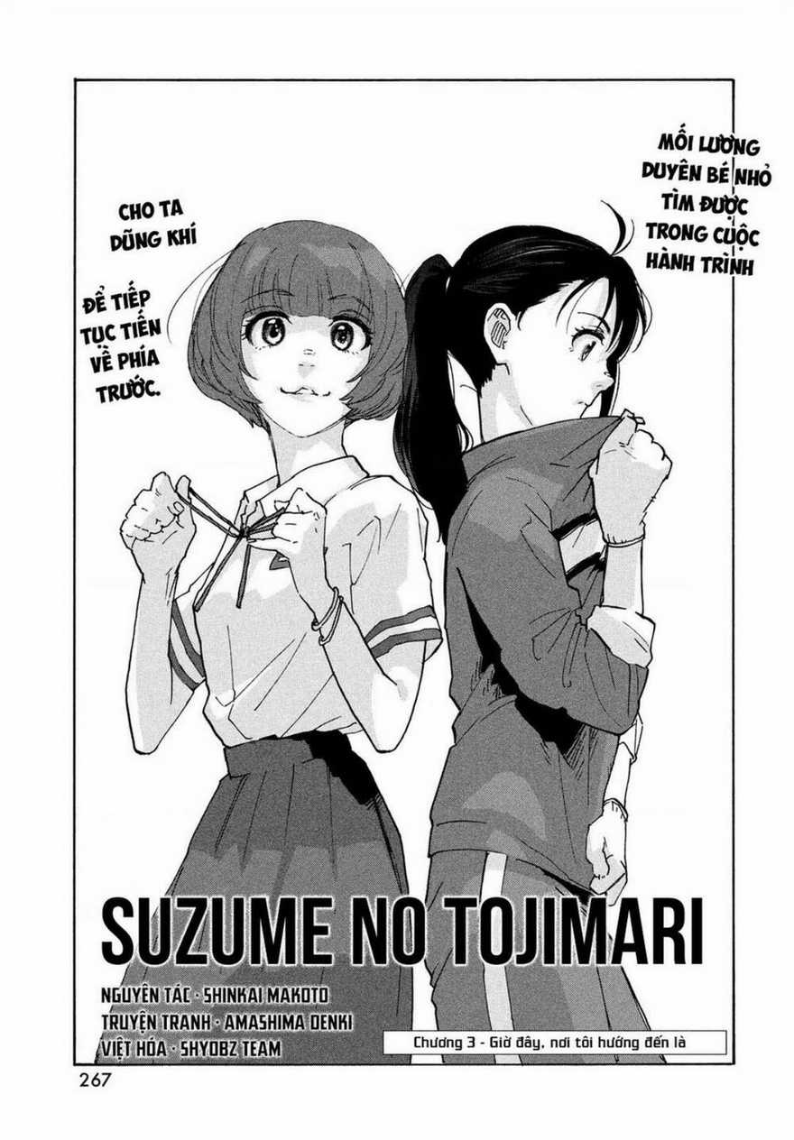 Khóa Chặt Cửa Nào Suzume Chapter 3 trang 3