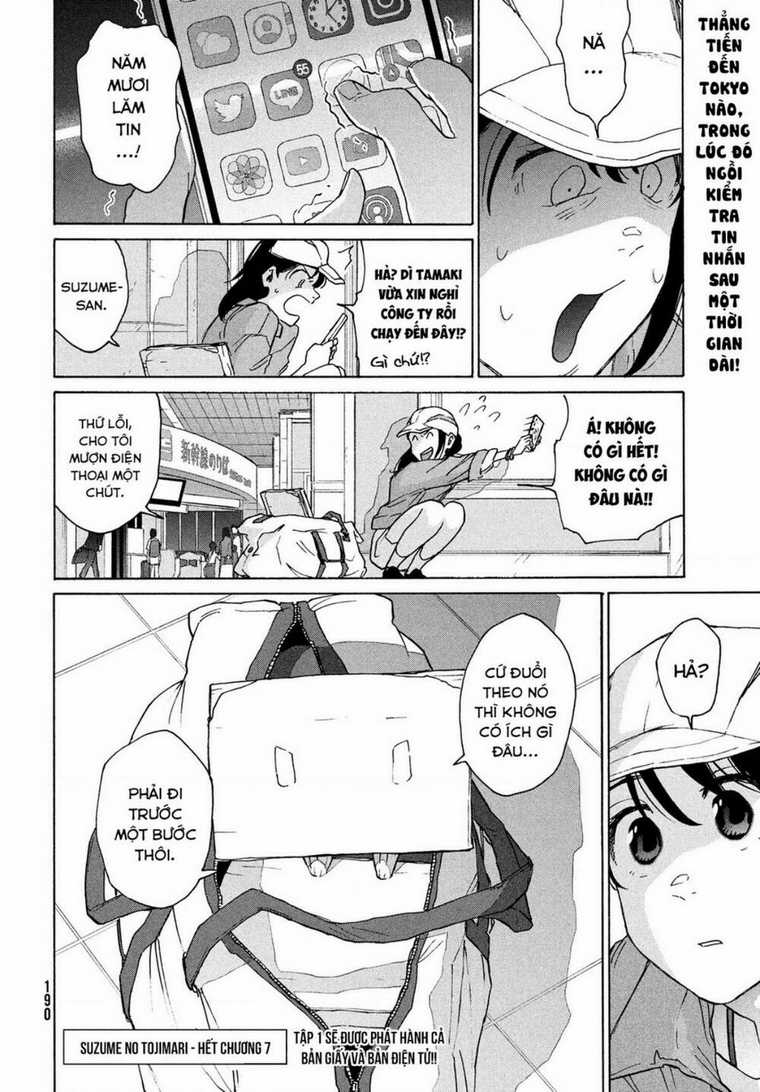 Khóa Chặt Cửa Nào Suzume Chapter 7 trang 35