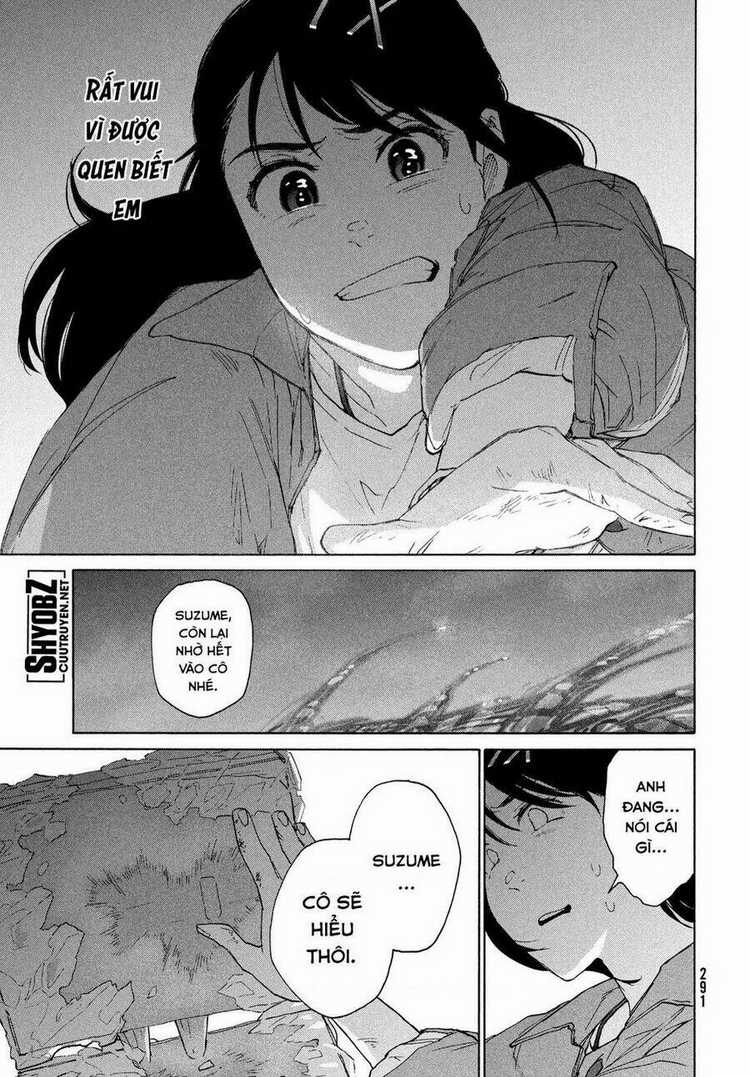 Khóa Chặt Cửa Nào Suzume Chapter 9 trang 27