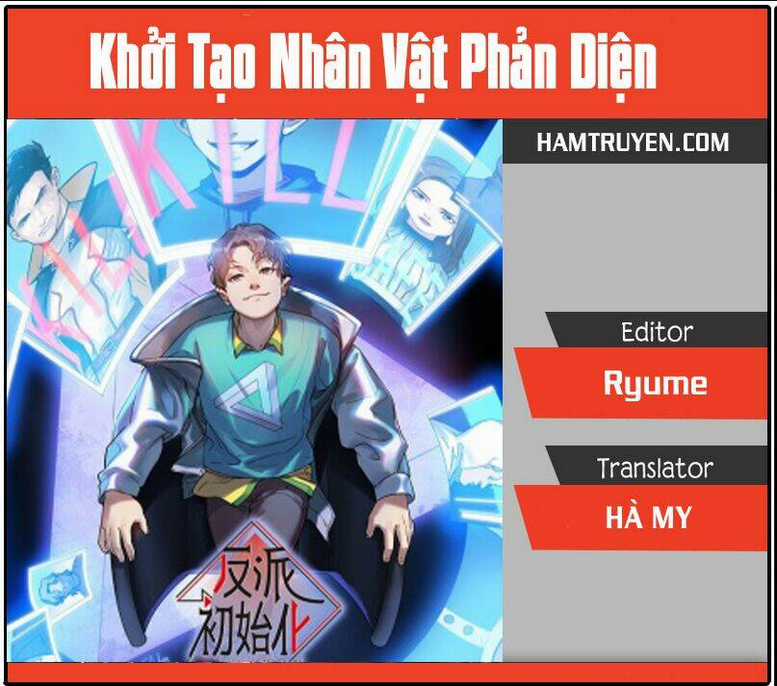 Khởi tạo nhân vật phản diện Chapter 26 trang 0