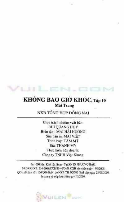 Không Bao Giờ Khóc Chapter 10 trang 167
