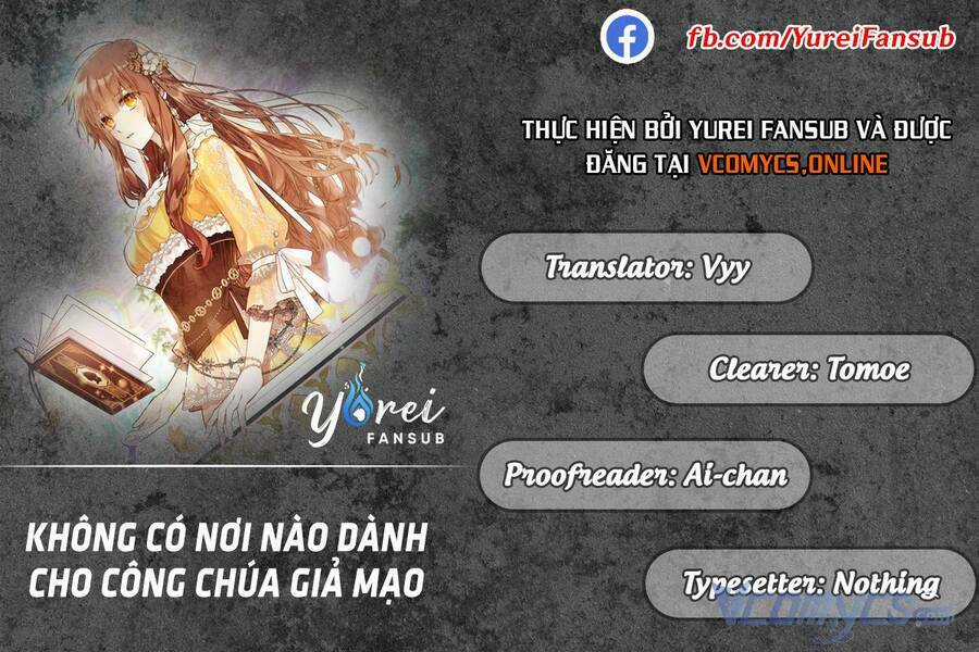 Không Có Nơi Nào Dành Cho Công Chúa Giả Mạo Chapter 4 trang 0