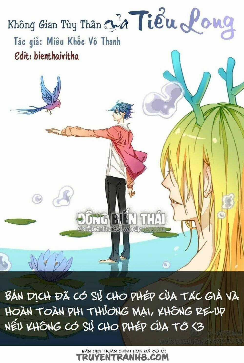 Không Gian Tùy Thân Của Tiểu Long Chapter 3 trang 0
