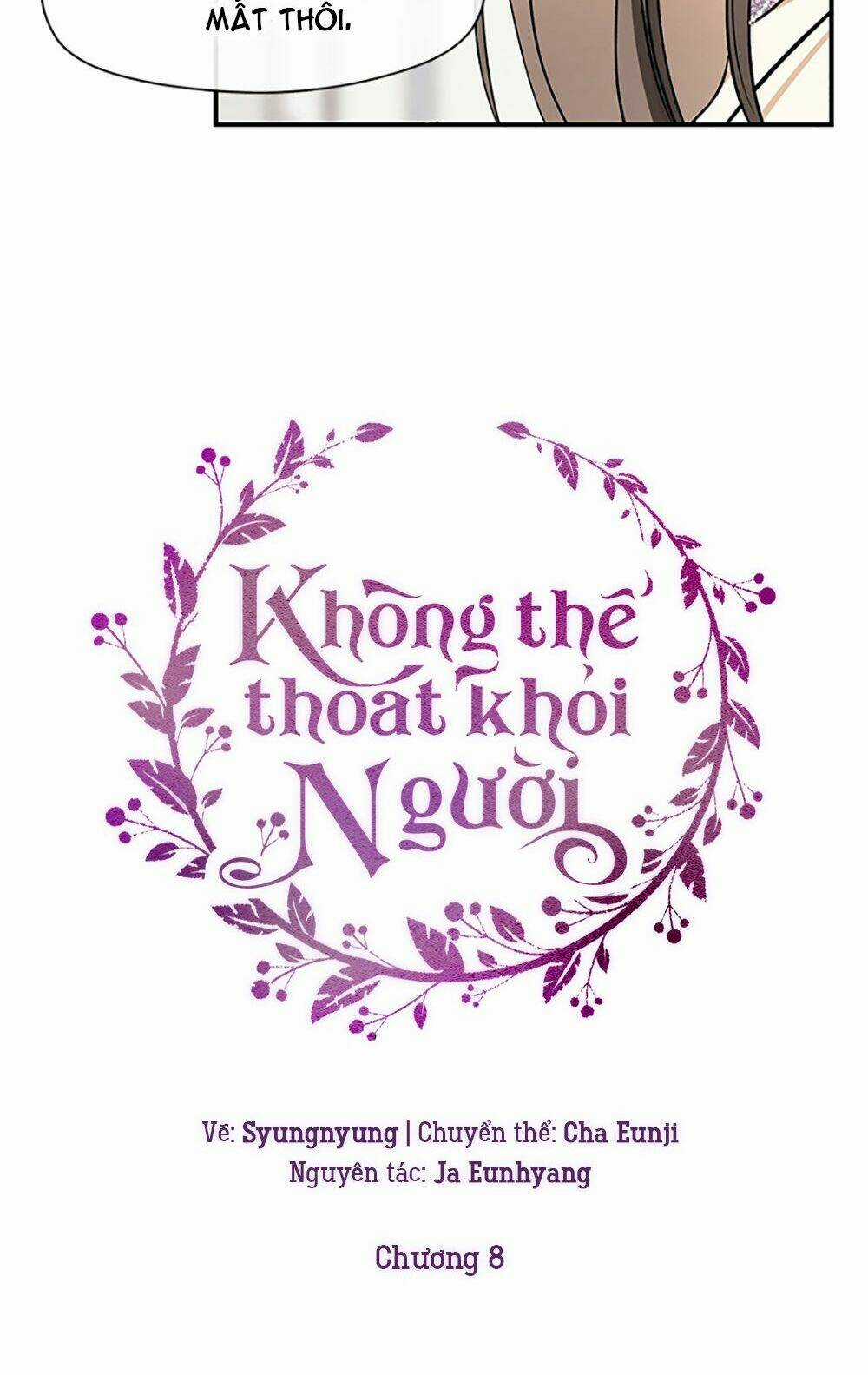 Không Thể Thoát Khỏi Người Chapter 8 trang 39