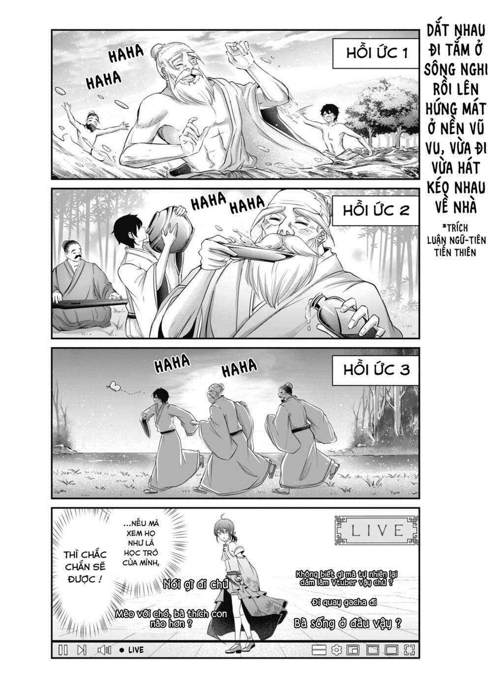 Khổng Tử Làm Vtuber Chapter 2 trang 8