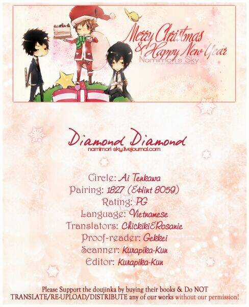 Khr Doujinshi - Diamond Diamond Chapter 1 trang 2