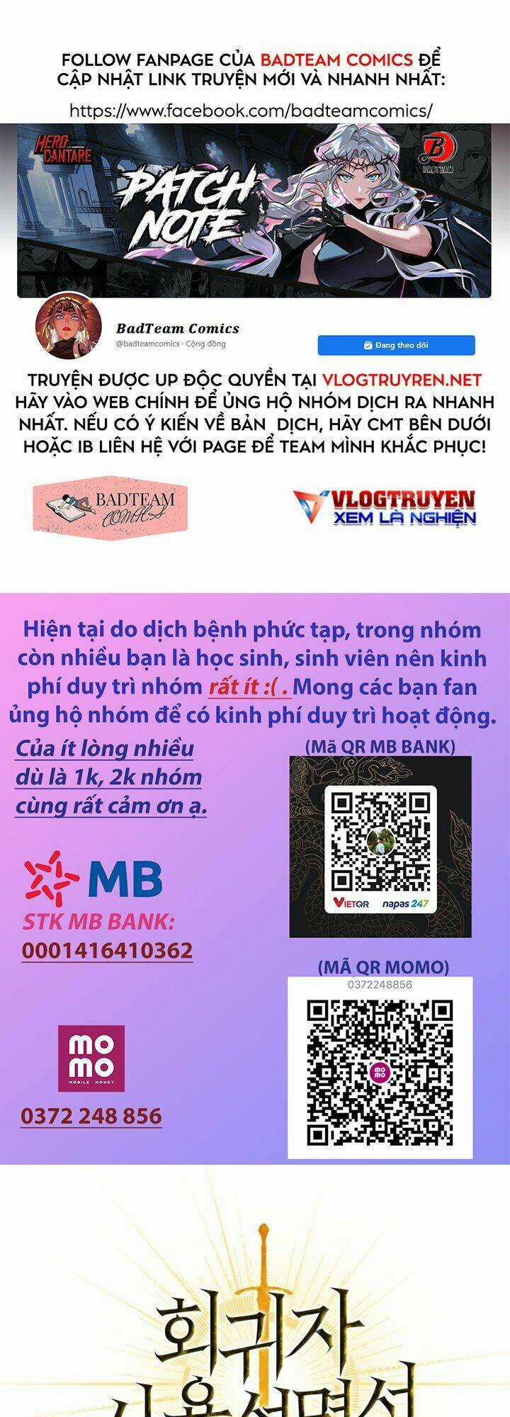 Kí Sự Hồi Quy Chapter 8 trang 0