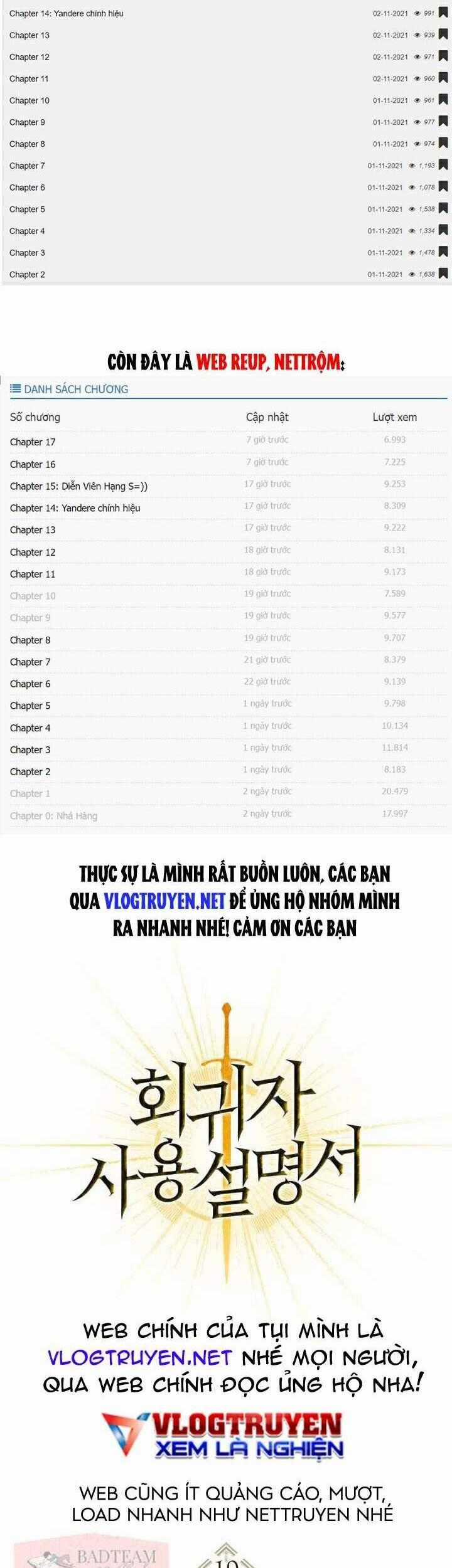 Kí Sự Hồi Quy Chương 19 trang 1