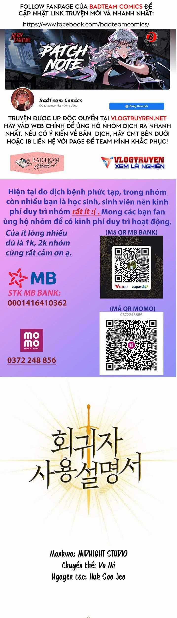 Kí Sự Hồi Quy Chương 3 trang 0