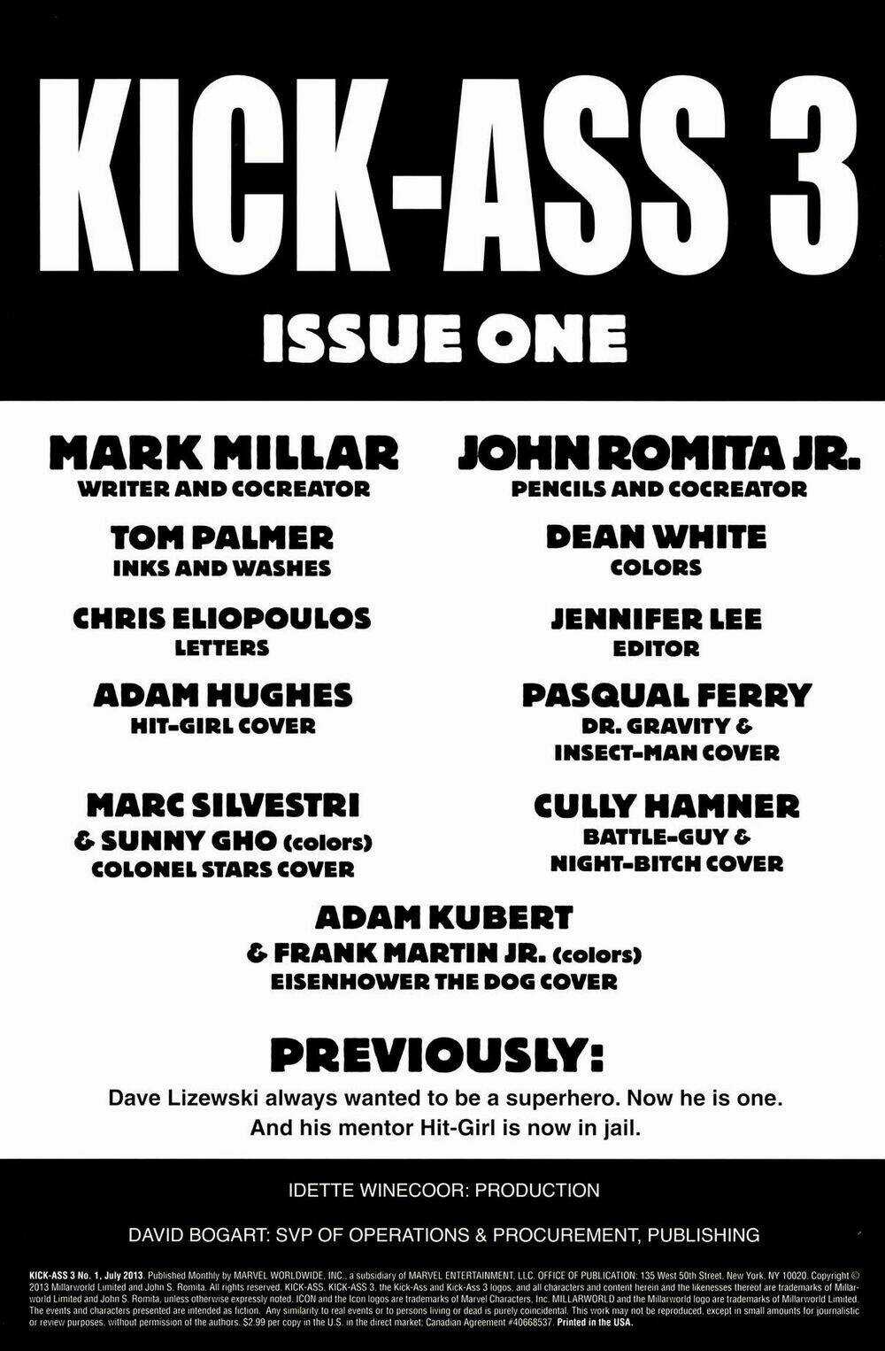 Kick-Ass vol 3 (2013) Chapter 1 trang 2