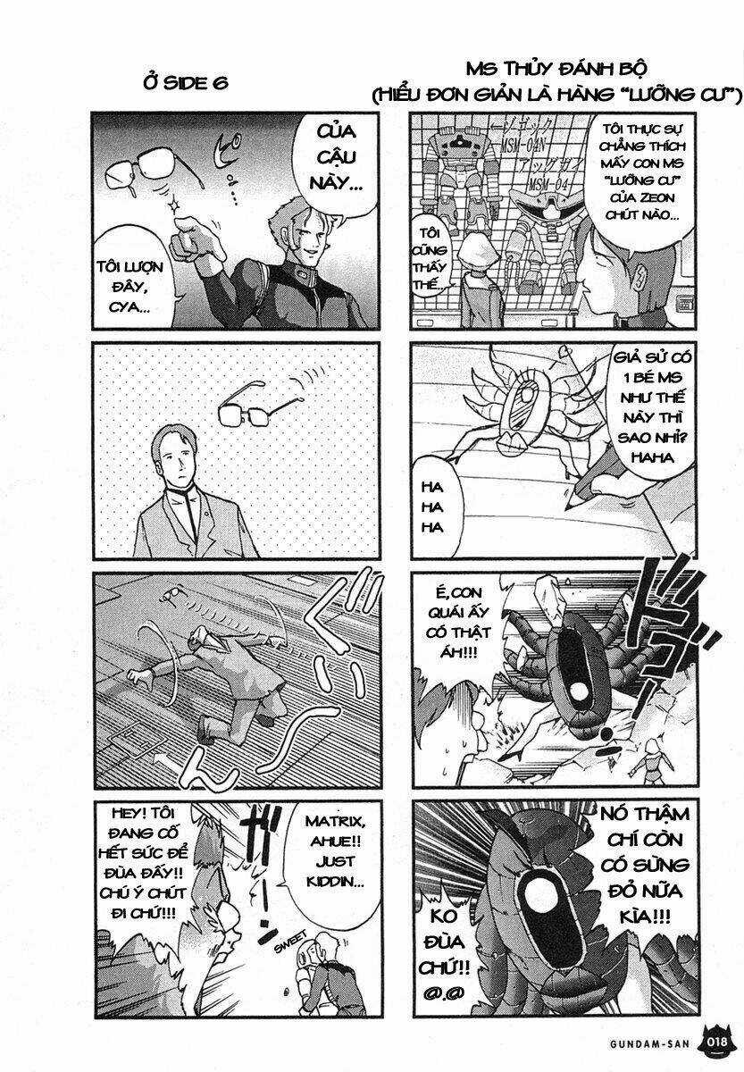 Kidou Senshi Gundam-San Chapter 1.1 trang 17
