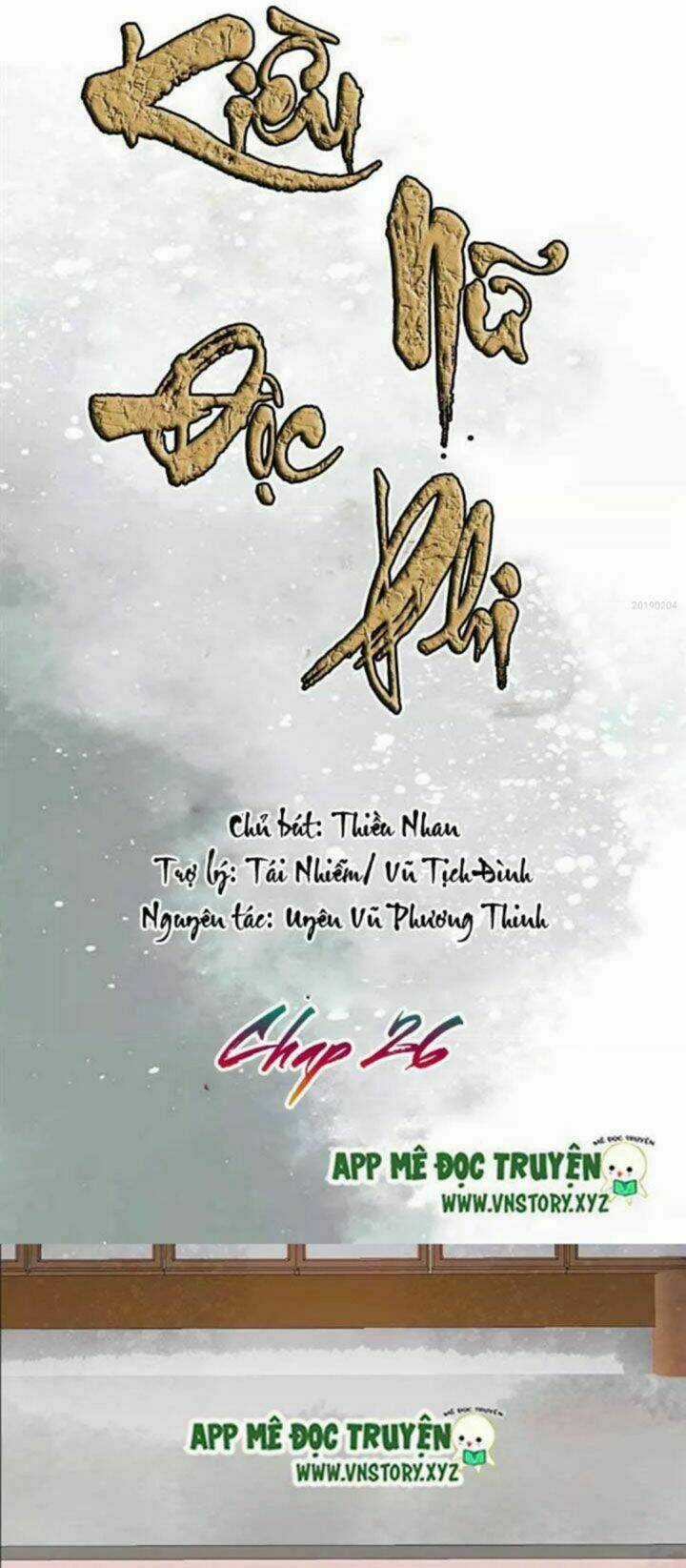 Kiều Nữ Độc Phi Chapter 26 trang 0