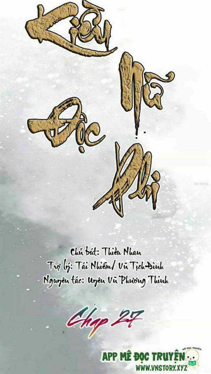 Kiều Nữ Độc Phi Chapter 27 trang 0
