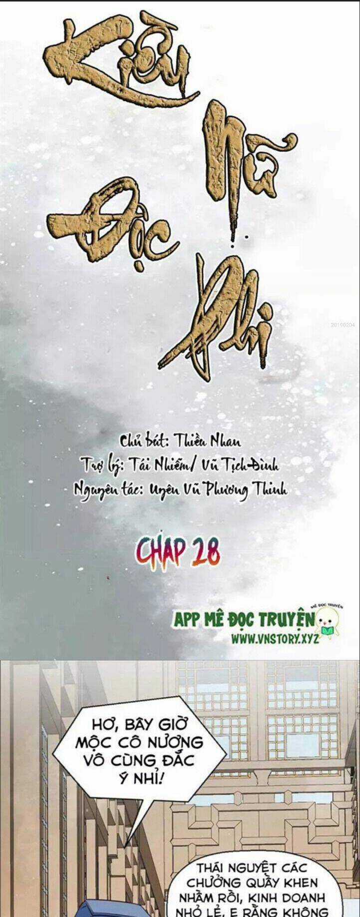 Kiều Nữ Độc Phi Chapter 28 trang 0