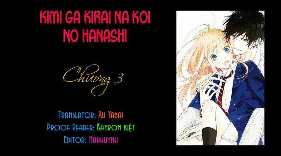 Kimi Ga Kirai Na Koi No Hanashi Chapter 3 trang 2