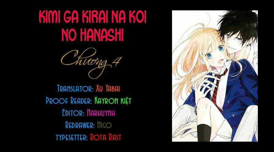 Kimi Ga Kirai Na Koi No Hanashi Chapter 4 trang 2