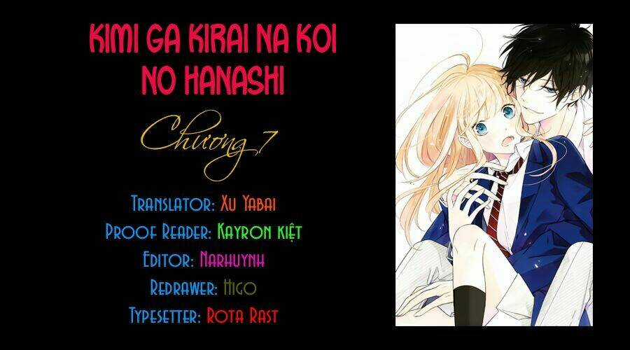 Kimi Ga Kirai Na Koi No Hanashi Chapter 7 trang 2