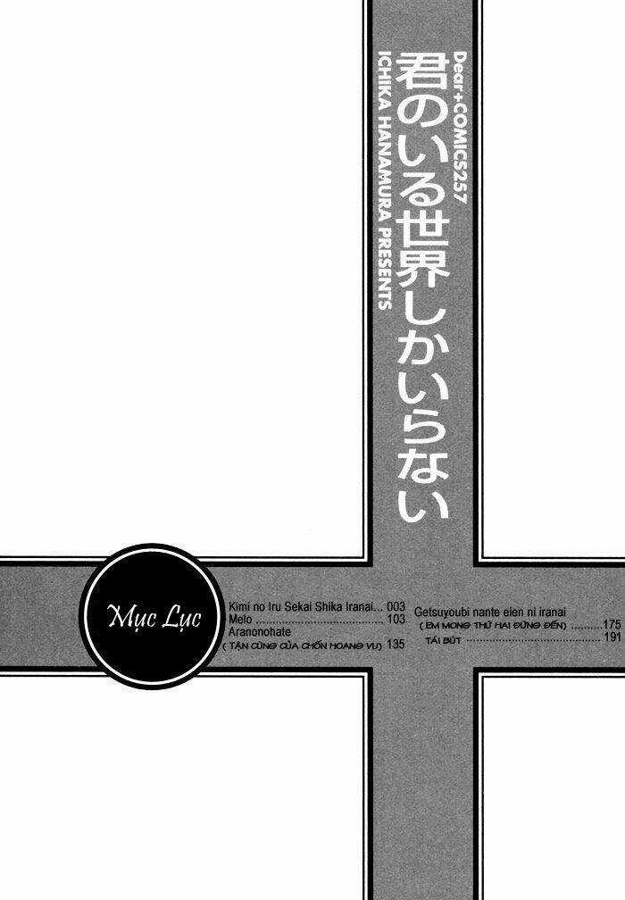 Kimi No Iru Sekai Shikairanai Chapter 1 trang 9