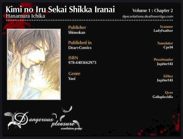 Kimi No Iru Sekai Shikairanai Chapter 2 trang 3
