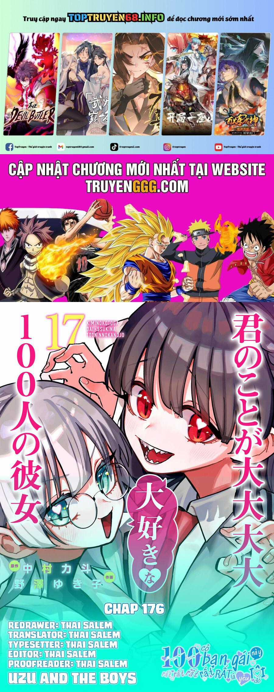 Kimi No Koto Ga Dai Dai Dai Dai Daisuki Na 100-Ri No Kanojo Chapter 176 trang 0