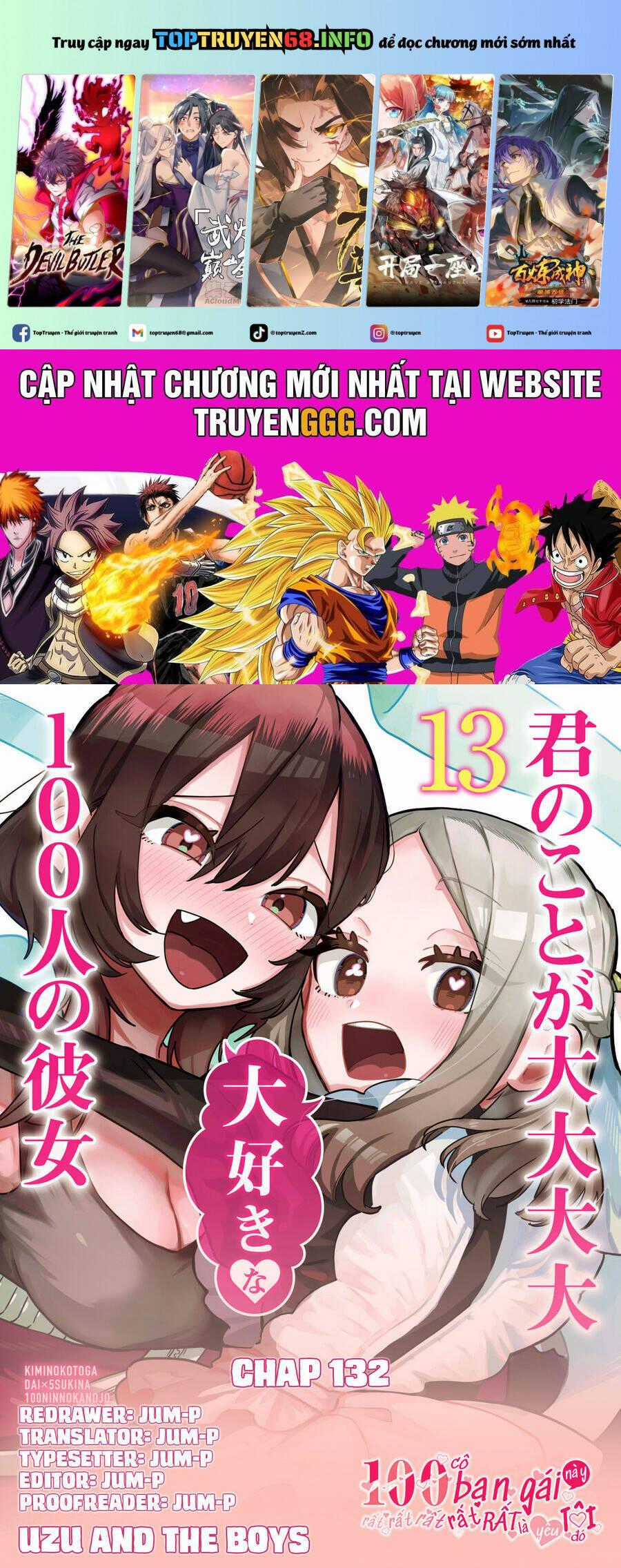 Kimi No Koto Ga Dai Dai Dai Dai Daisuki Na 100-Ri No Kanojo Chương 132 trang 1