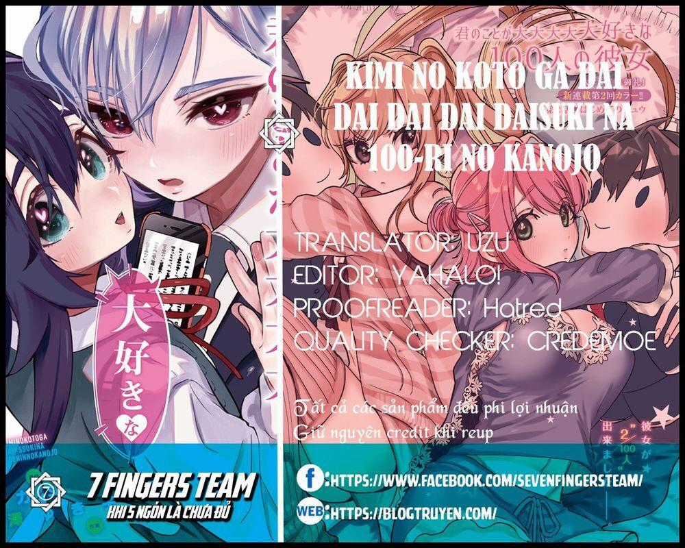 Kimi No Koto Ga Dai Dai Dai Dai Daisuki Na 100-Ri No Kanojo Chương 14 trang 1