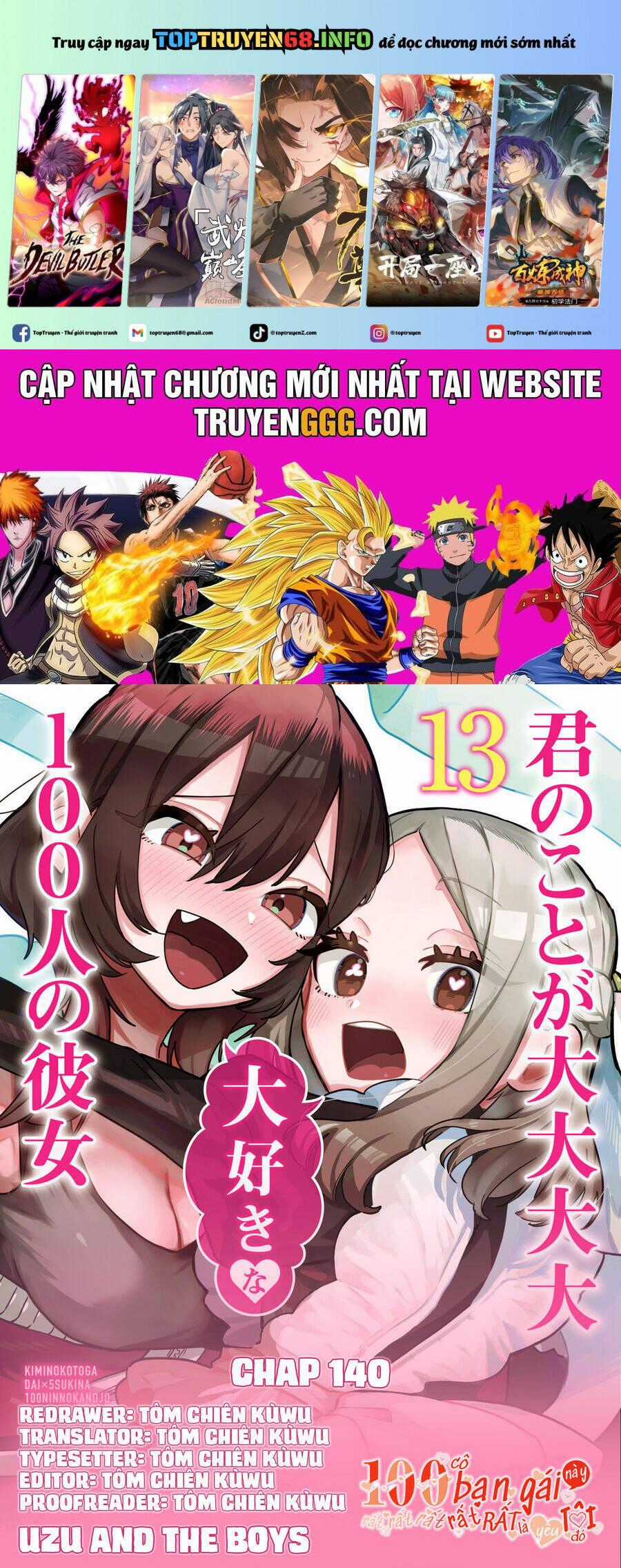 Kimi No Koto Ga Dai Dai Dai Dai Daisuki Na 100-Ri No Kanojo Chương 140 trang 1