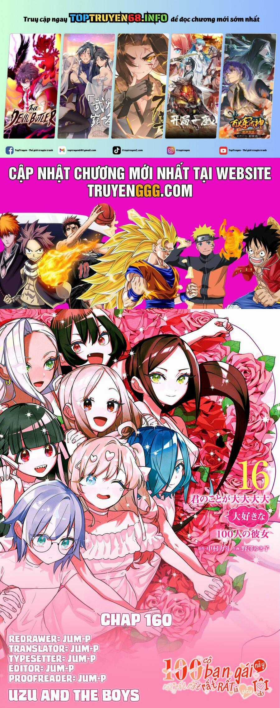 Kimi No Koto Ga Dai Dai Dai Dai Daisuki Na 100-Ri No Kanojo Chương 160 trang 1