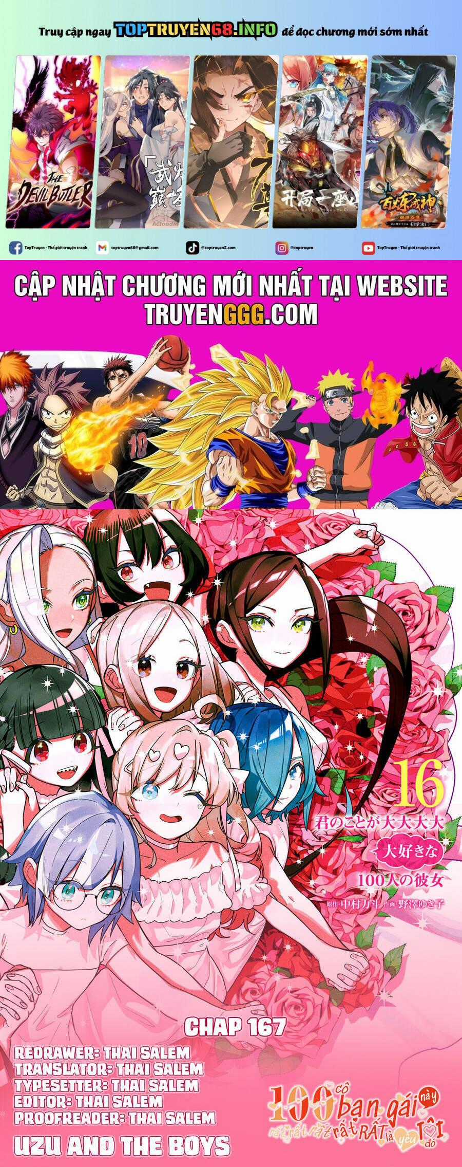 Kimi No Koto Ga Dai Dai Dai Dai Daisuki Na 100-Ri No Kanojo Chương 167 trang 1
