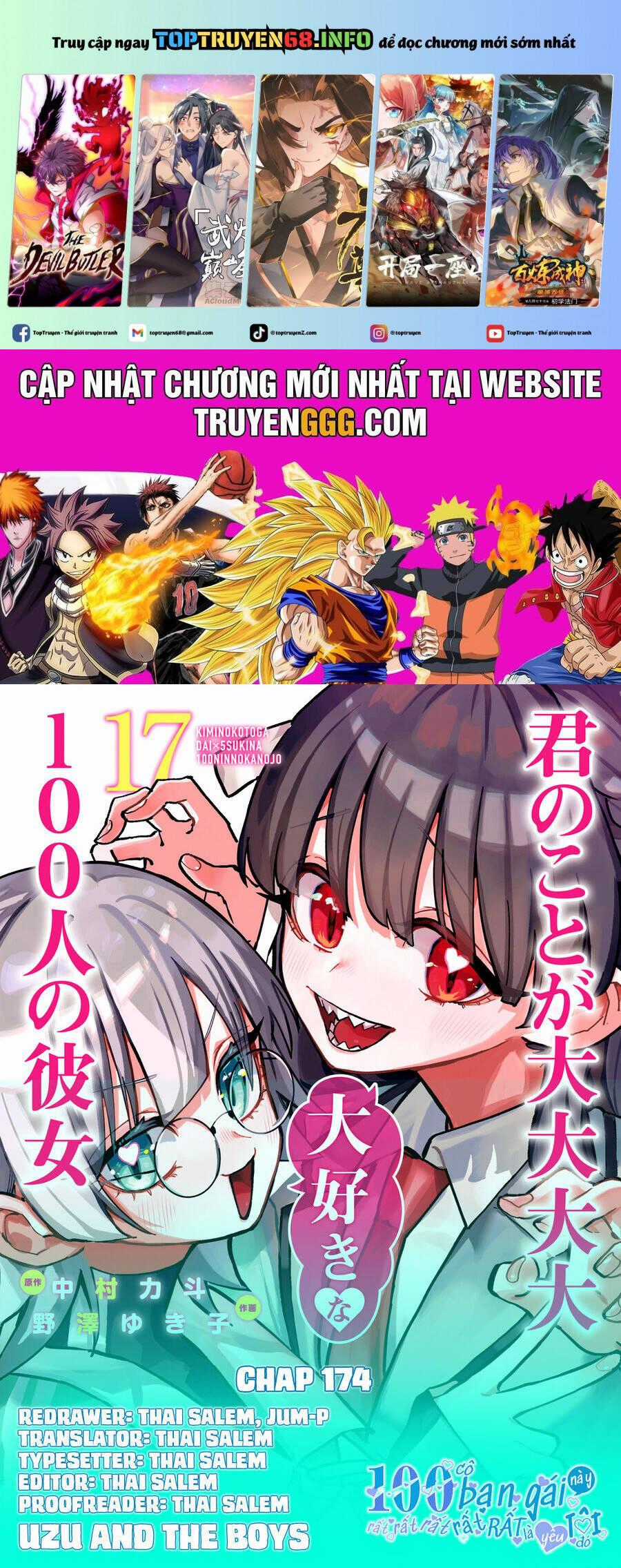 Kimi No Koto Ga Dai Dai Dai Dai Daisuki Na 100-Ri No Kanojo Chương 174 trang 1