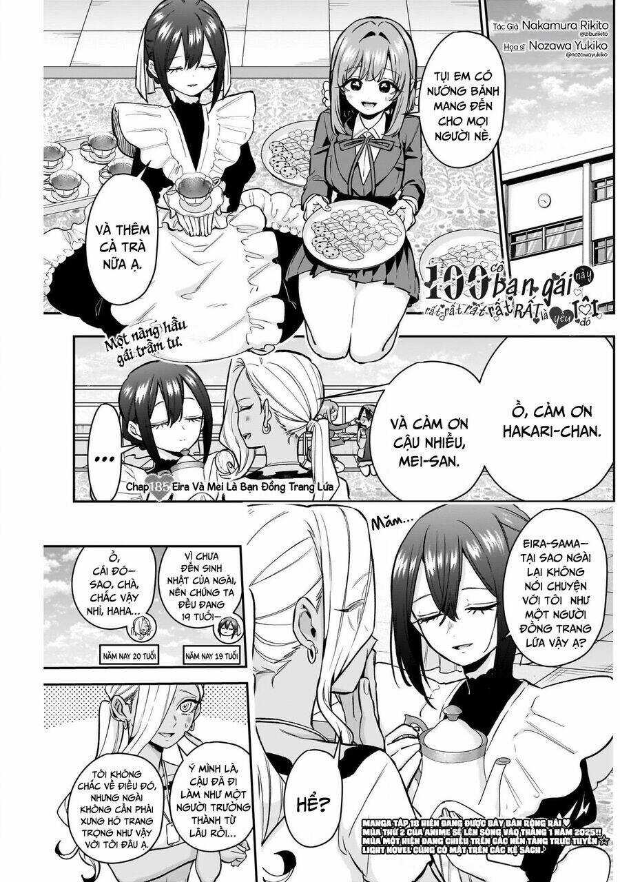 Kimi No Koto Ga Dai Dai Dai Dai Daisuki Na 100-Ri No Kanojo Chương 185 trang 2