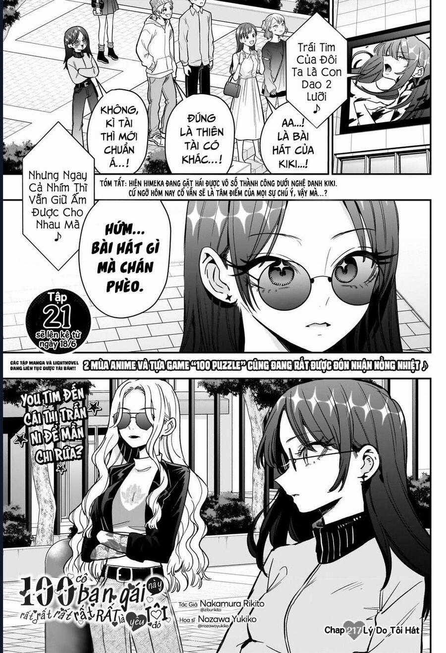 Kimi No Koto Ga Dai Dai Dai Dai Daisuki Na 100-Ri No Kanojo Chương 217 trang 1