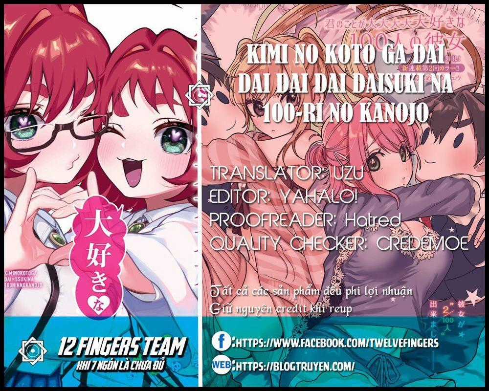 Kimi No Koto Ga Dai Dai Dai Dai Daisuki Na 100-Ri No Kanojo Chương 23 trang 1