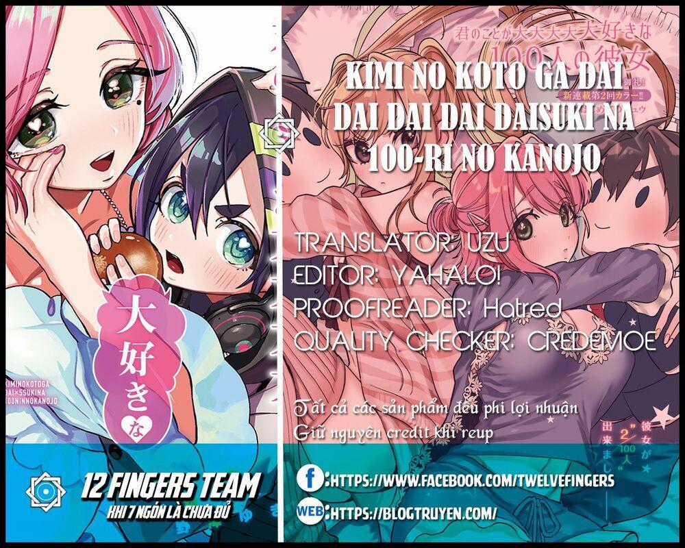 Kimi No Koto Ga Dai Dai Dai Dai Daisuki Na 100-Ri No Kanojo Chương 28 trang 1