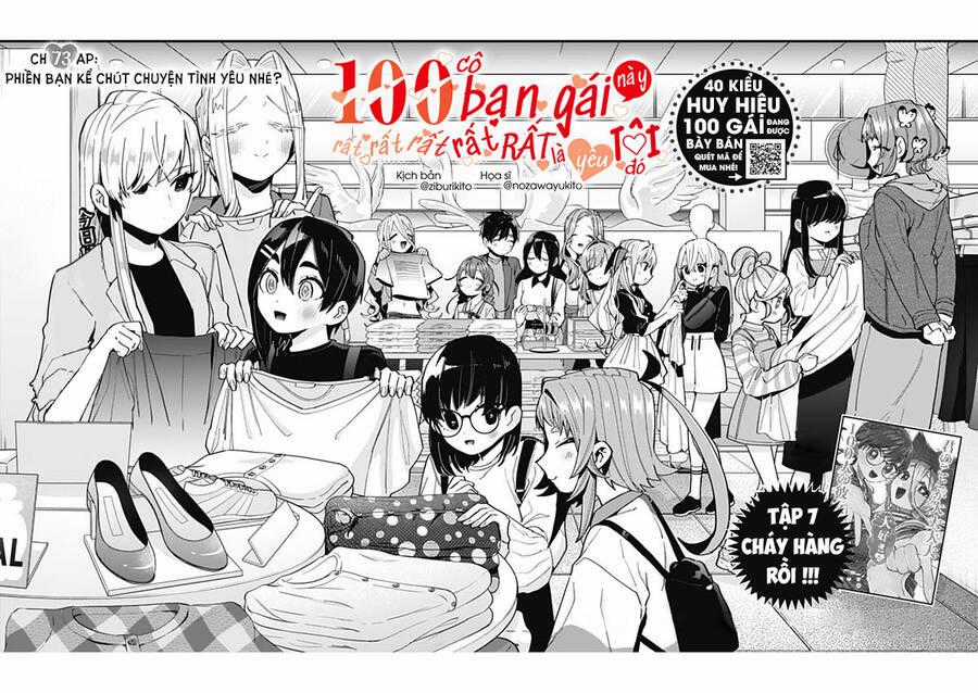 Kimi No Koto Ga Dai Dai Dai Dai Daisuki Na 100-Ri No Kanojo Chương 73 trang 1