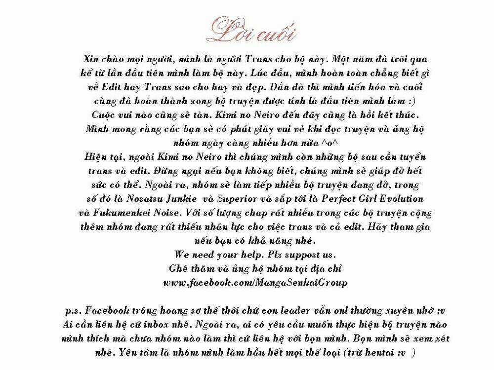 Kimi No Neiro Chapter 16 trang 37